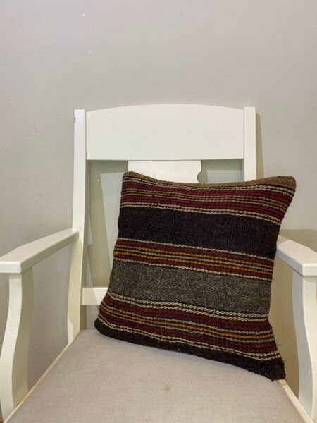 Hand-Woven Pillowcase, Pillowcases rug, silk wool/weave, size 45 × 45 cm, from Oushak, SKU 194