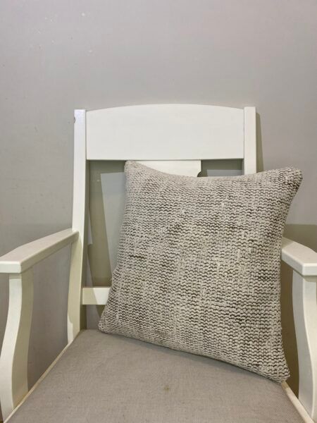 Hand-Woven Pillowcase, Pillowcases rug, wool & silk wool/weave, size 45 × 45 cm, from Bursa, SKU 198