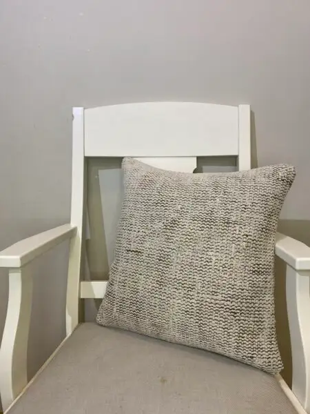 Hand-Woven Pillowcase, Pillowcases rug, wool & silk wool/weave, size 45 × 45 cm, from Bursa, SKU 198