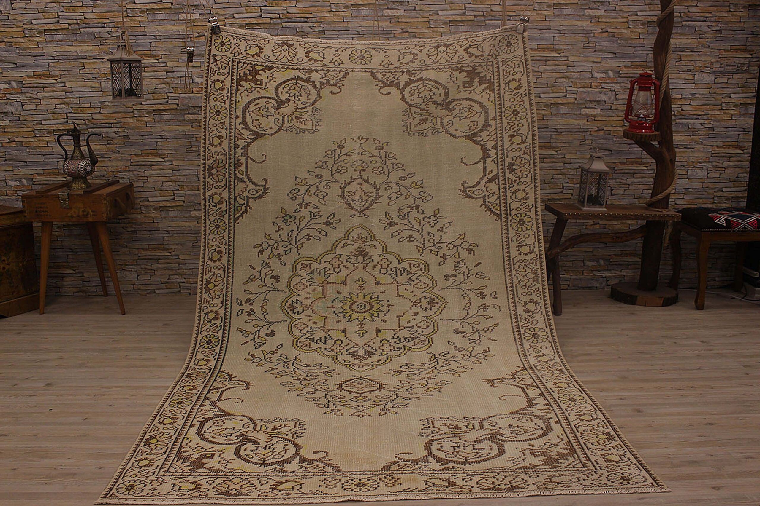 Unique Anatolian Vintage Rug, Handmade rug, wool, cotton & silk wool/weave, size 153 × 263 cm, from Gaziantep, SKU 2351