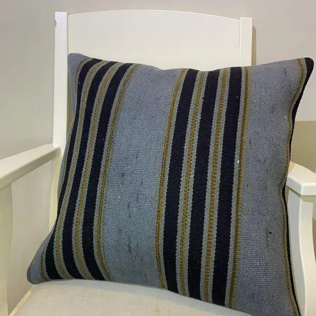 Hand-Woven Pillowcase, Pillowcases rug, silk wool/weave, size 50 × 50 cm, from Ladik, SKU 269