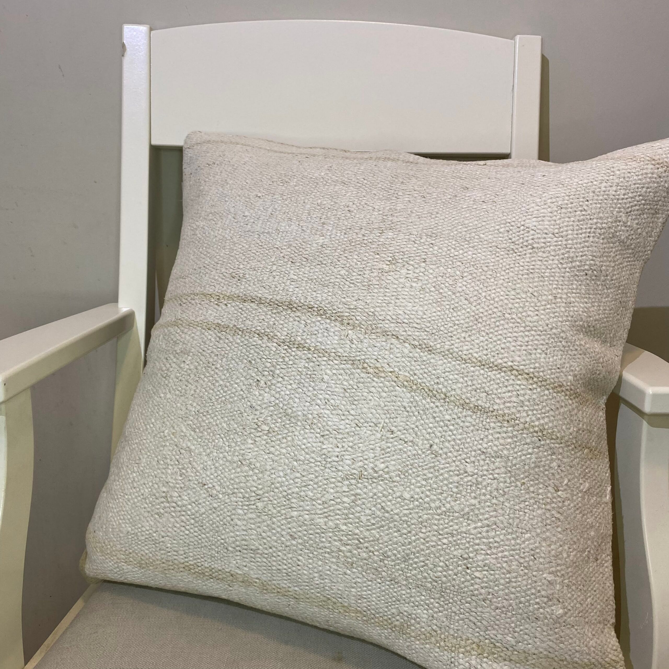 Hand-Woven Pillowcase, Pillowcases rug, wool & cotton wool/weave, size 50 × 50 cm, from Kars, SKU 270