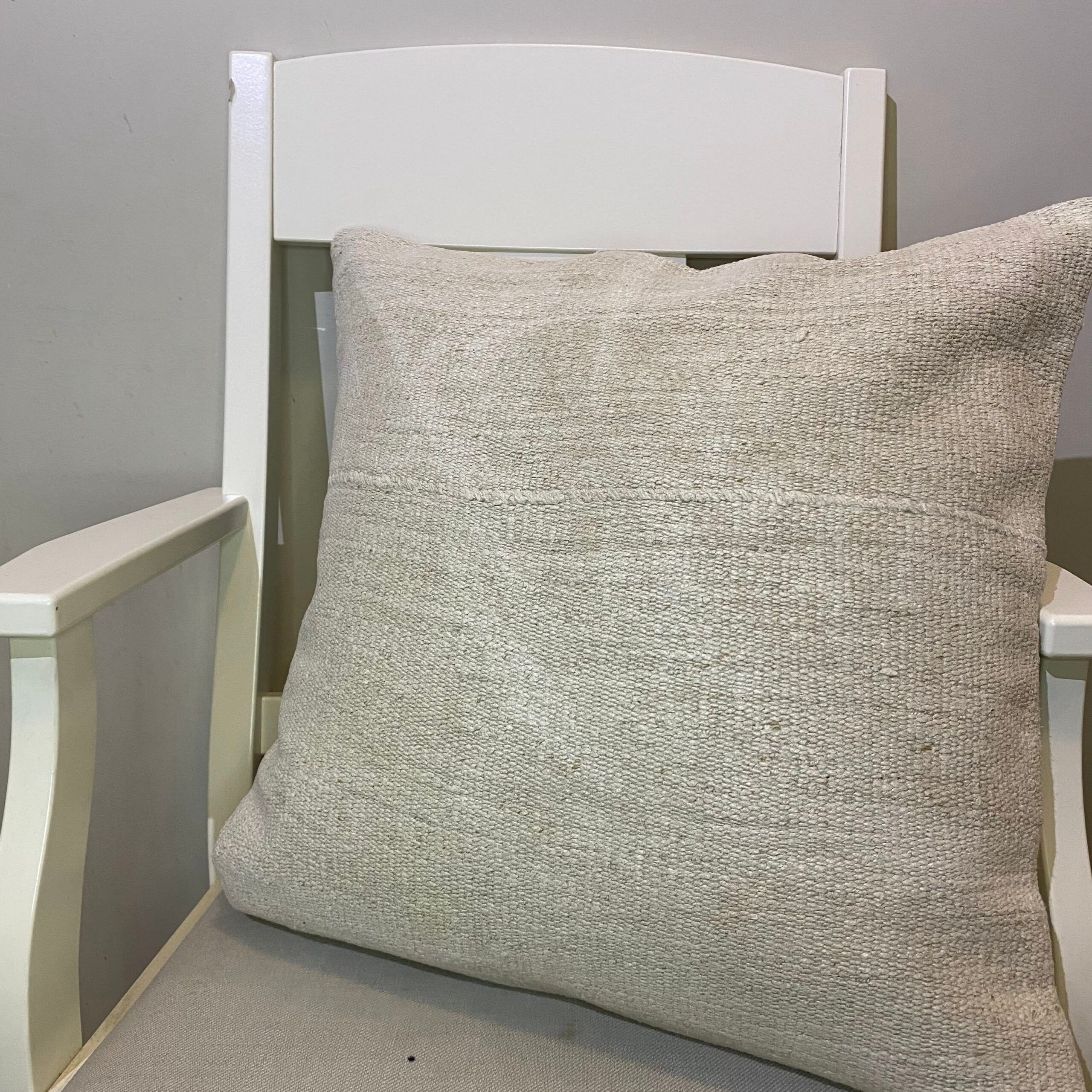 Hand-Woven Pillowcase, Pillowcases rug, wool & silk wool/weave, size 50 × 50 cm, from Demirci, SKU 308