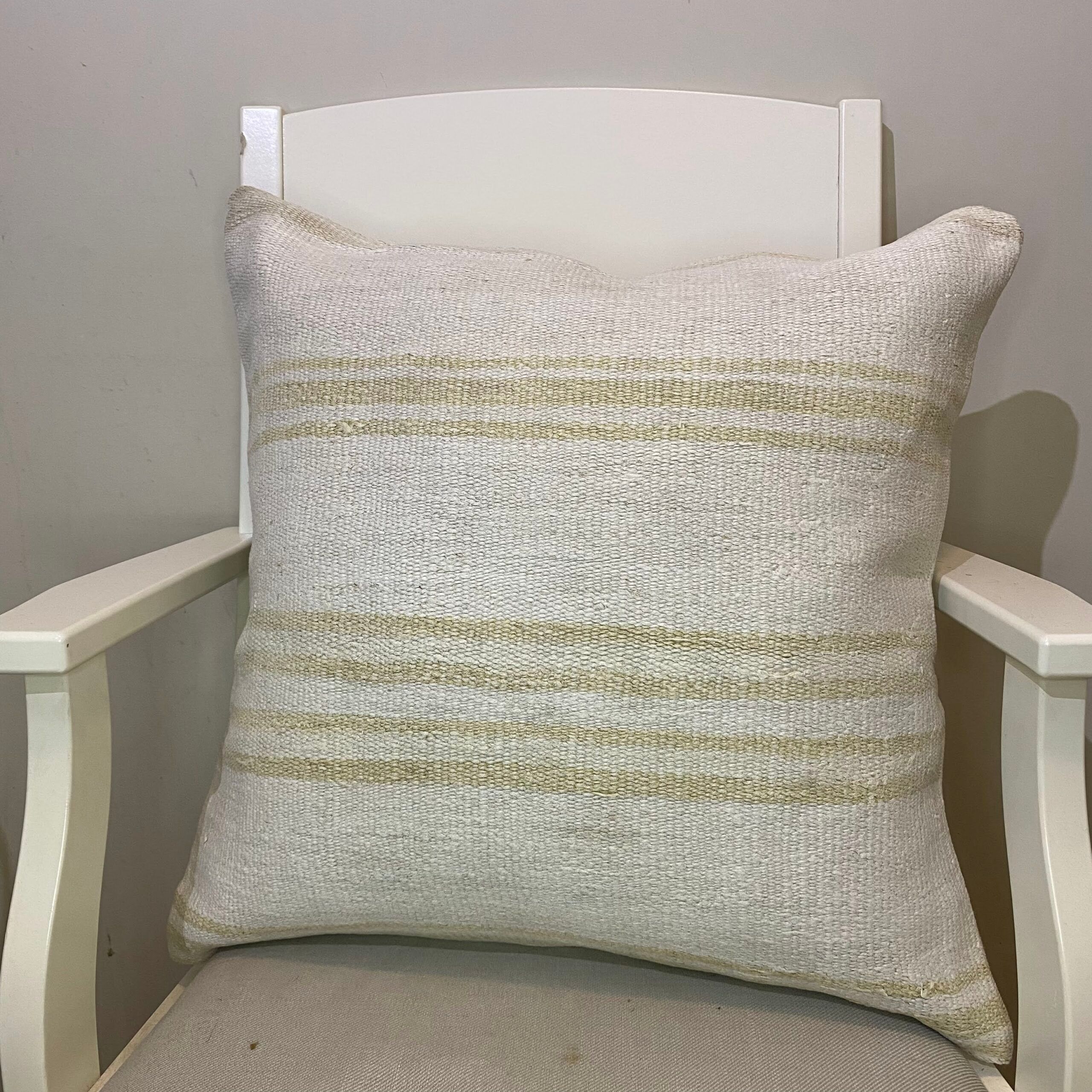 Handwoven Pillowcase, Pillowcases rug, wool & silk wool/weave, size 50 × 50 cm, from Van, SKU 341