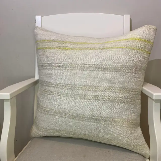 Hand-Woven Pillowcase, Pillowcases rug, cotton wool/weave, size 50 × 50 cm, from Gaziantep, SKU 351