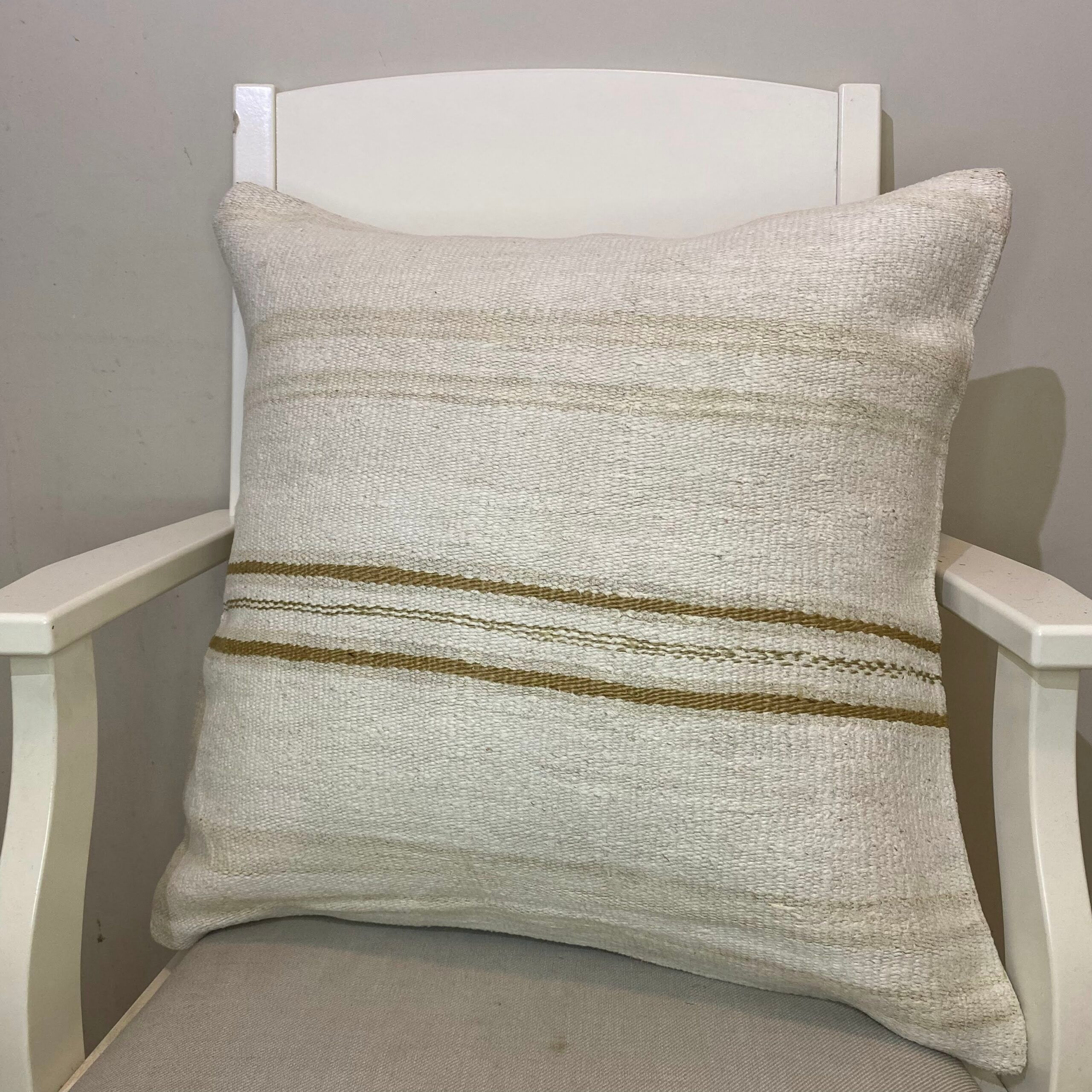 Hand-Woven Pillowcase, Pillowcases rug, wool wool/weave, size 50 × 50 cm, from Isparta, SKU 361