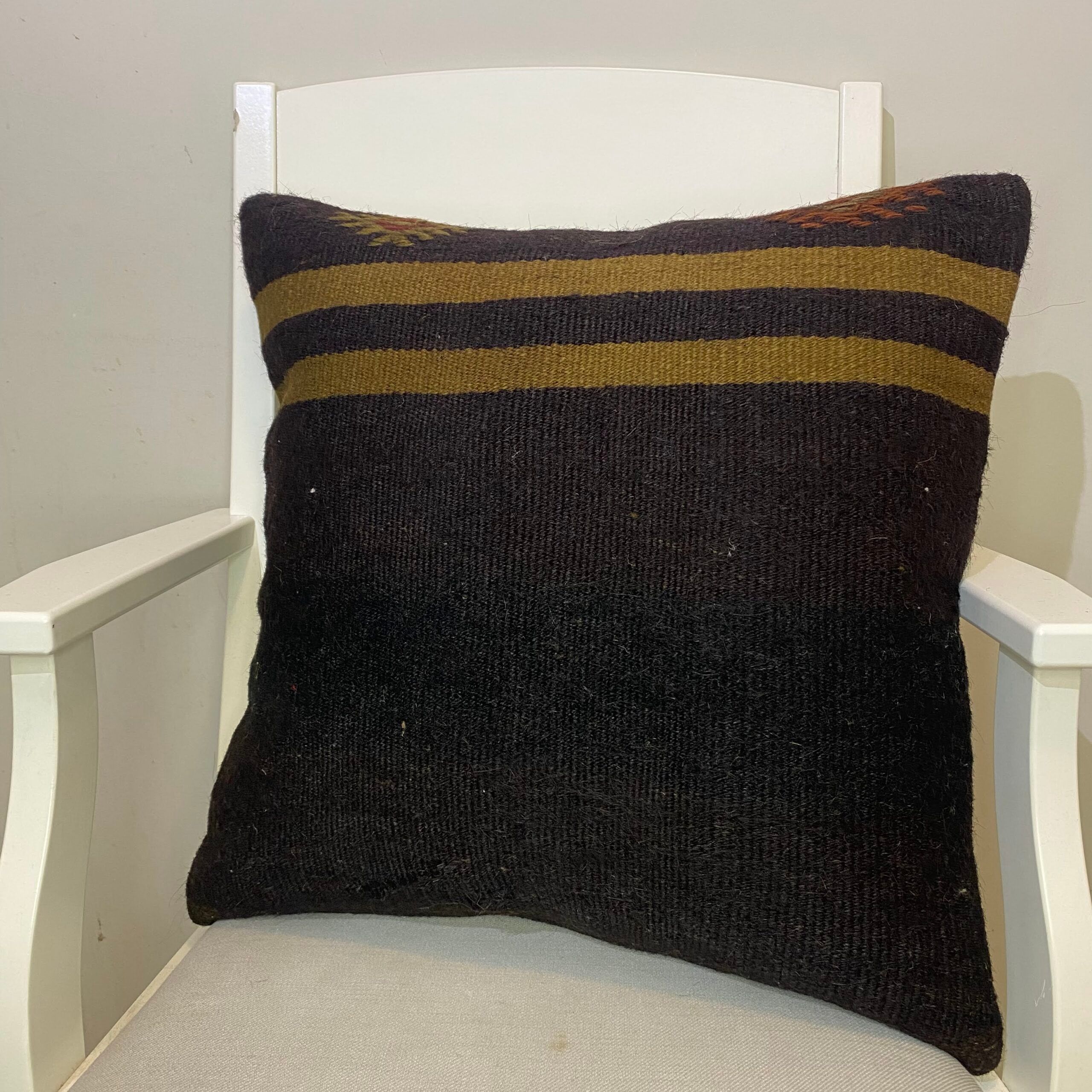 Hand-Woven Pillowcase, Pillowcases rug, cotton wool/weave, size 50 × 50 cm, from Bergama, SKU 372