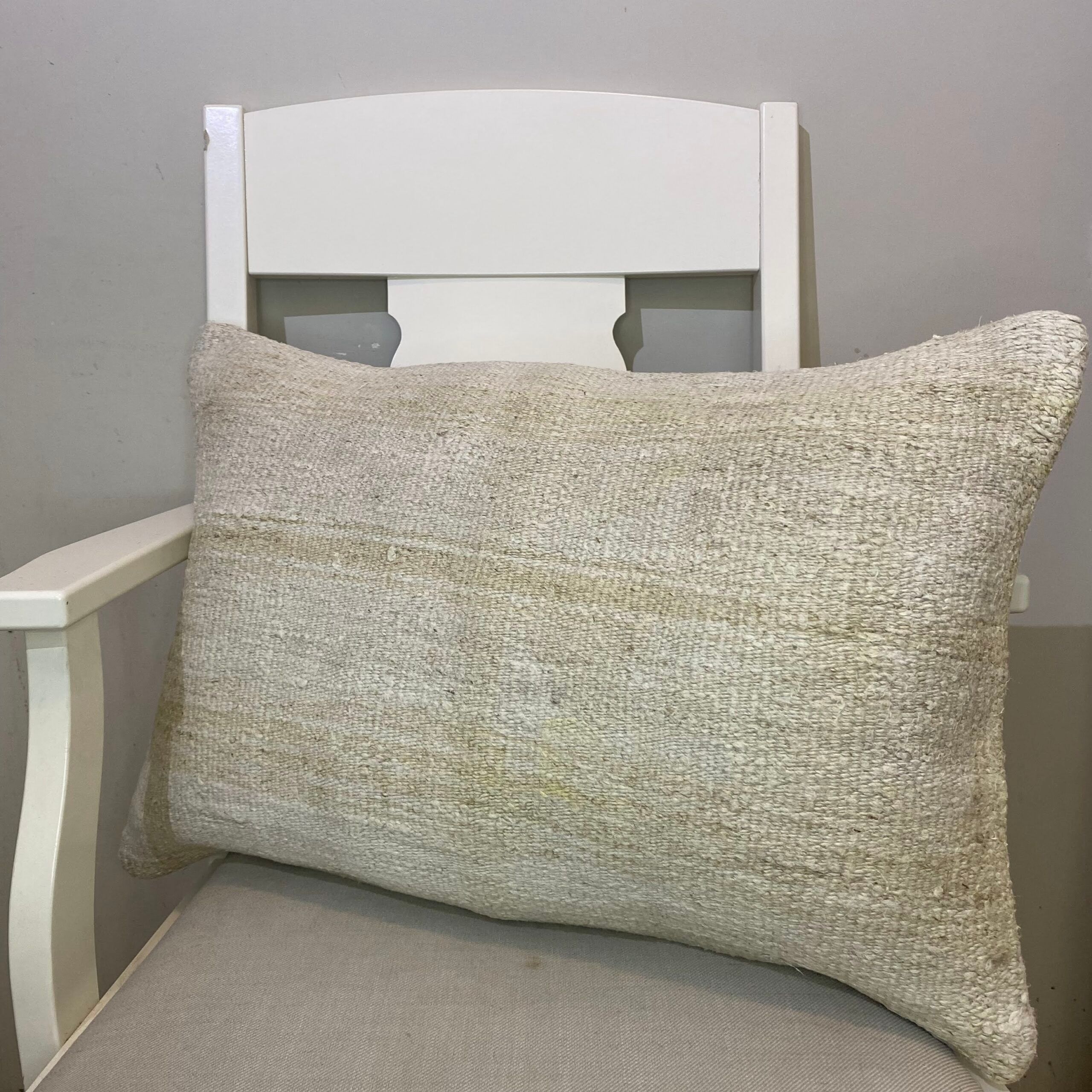 Hand-Woven Pillowcase, Pillowcases rug, wool, cotton & silk wool/weave, size 40 × 60 cm, from Antalya, SKU 399