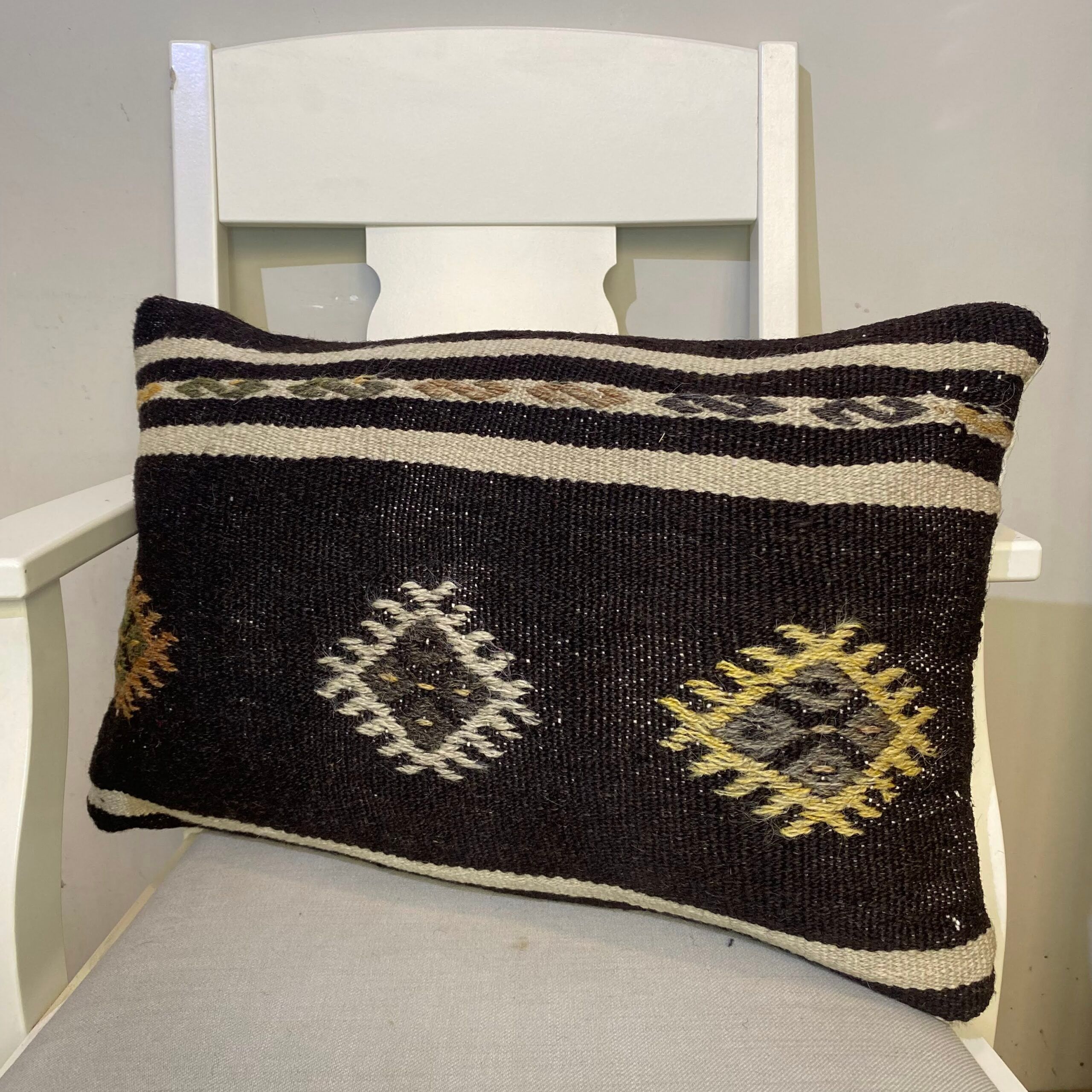 Hand-Woven Pillowcase, Pillowcases rug, wool wool/weave, size 40 × 60 cm, from Gaziantep, SKU 437