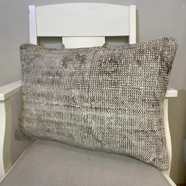 Hand-Woven Pillowcase, Pillowcases rug, wool, cotton & silk wool/weave, size 40 × 60 cm, from Kayseri, SKU 448