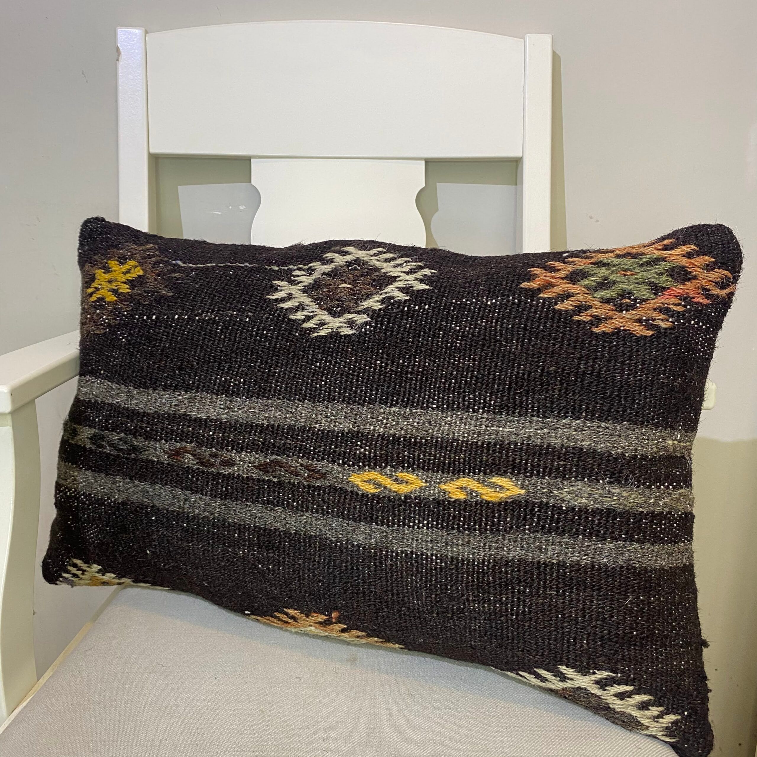 Handwoven Pillowcase, Pillowcases rug, silk wool/weave, size 40 × 60 cm, from Kayseri, SKU 464