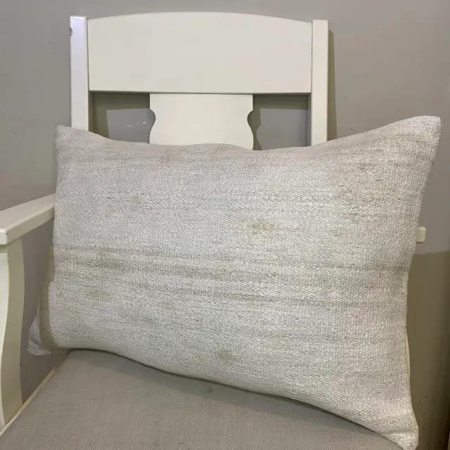 Hand-Woven Pillowcase, Pillowcases rug, wool wool/weave, size 40 × 60 cm, from Manisa, SKU 469