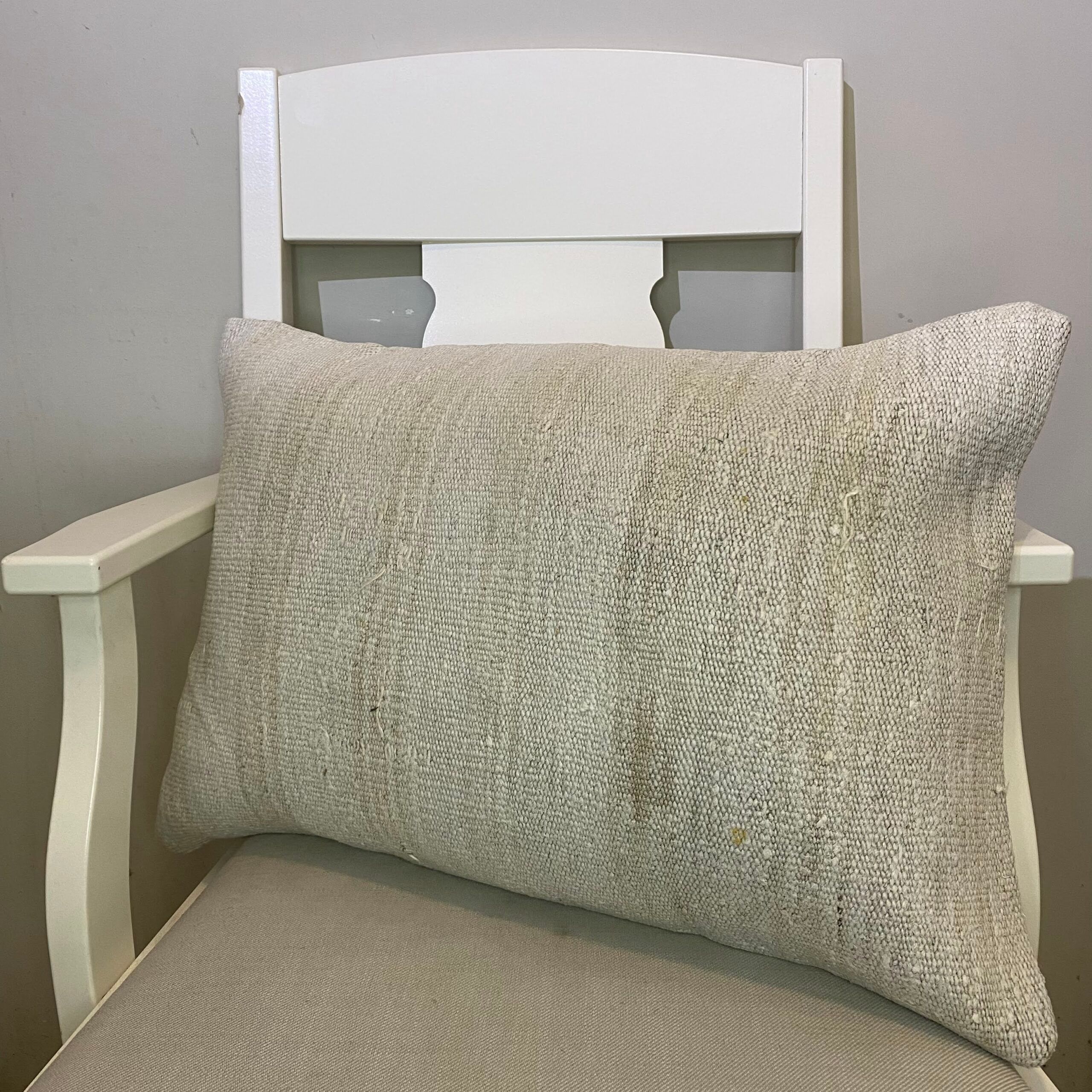 Hand-Woven Pillowcase, Pillowcases rug, wool, cotton & silk wool/weave, size 40 × 60 cm, from Bergama, SKU 484
