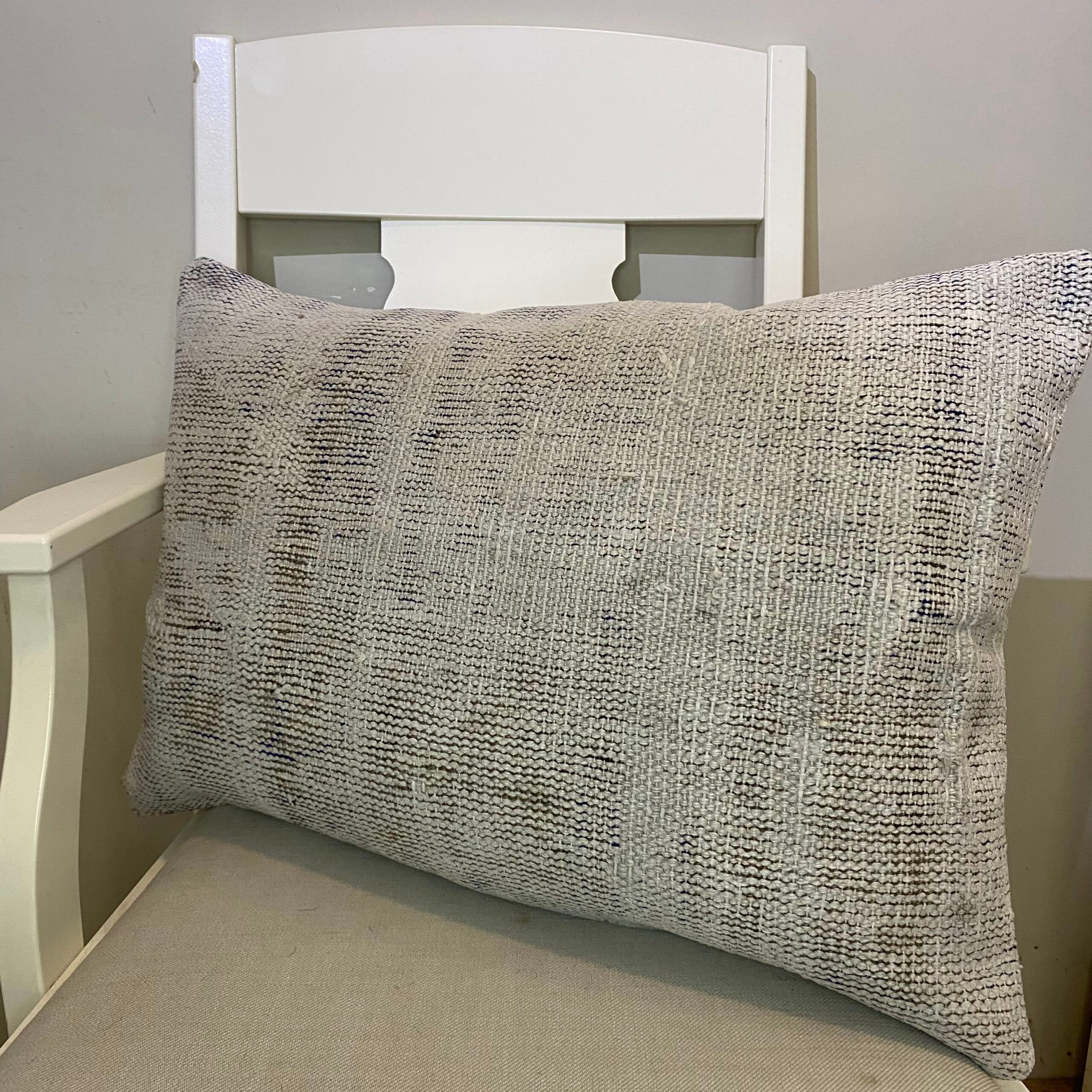 Handwoven Pillowcase, Pillowcases rug, wool & cotton wool/weave, size 40 × 60 cm, from Ladik, SKU 510