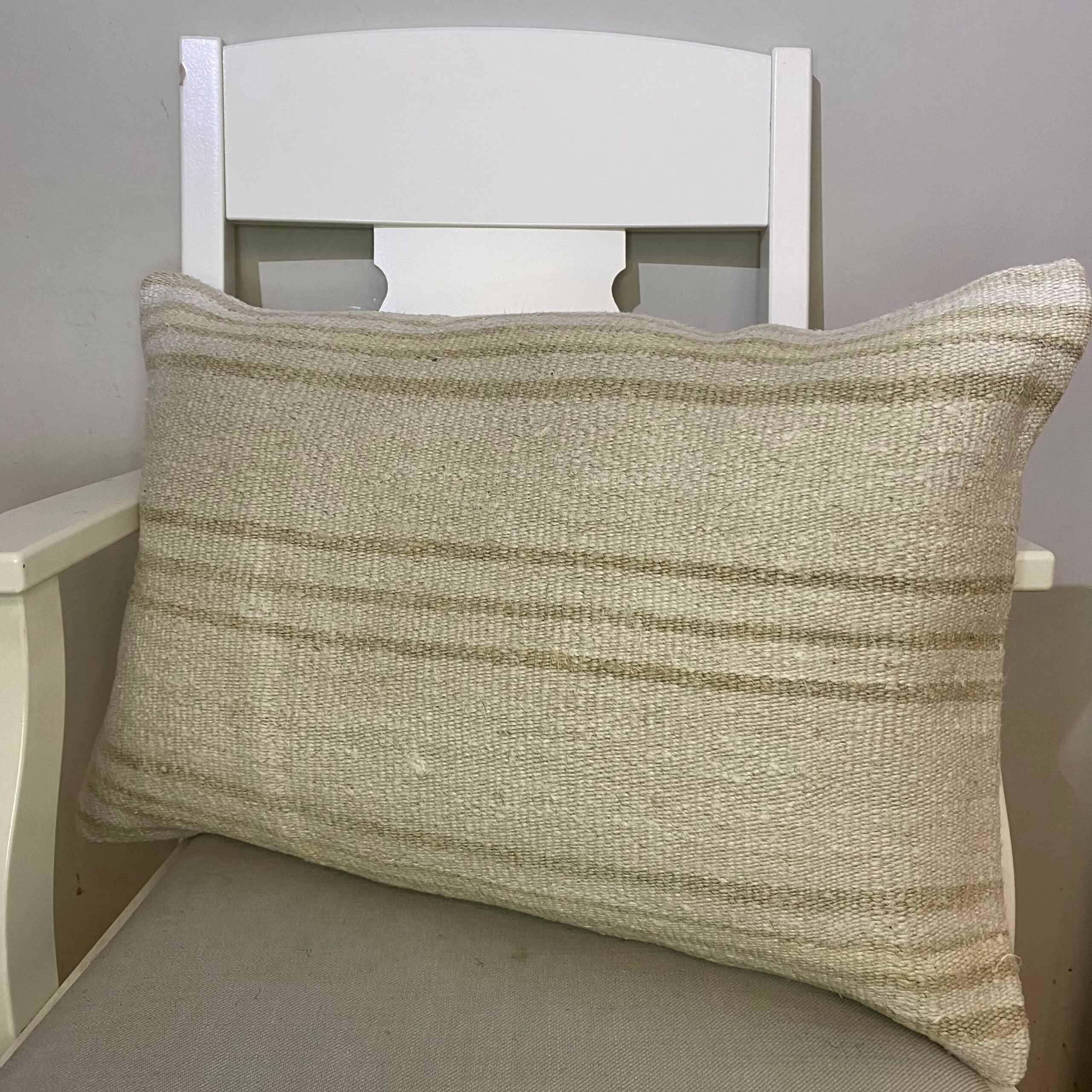 Hand-Woven Pillowcase, Pillowcases rug, wool wool/weave, size 40 × 60 cm, from Ladik, SKU 540
