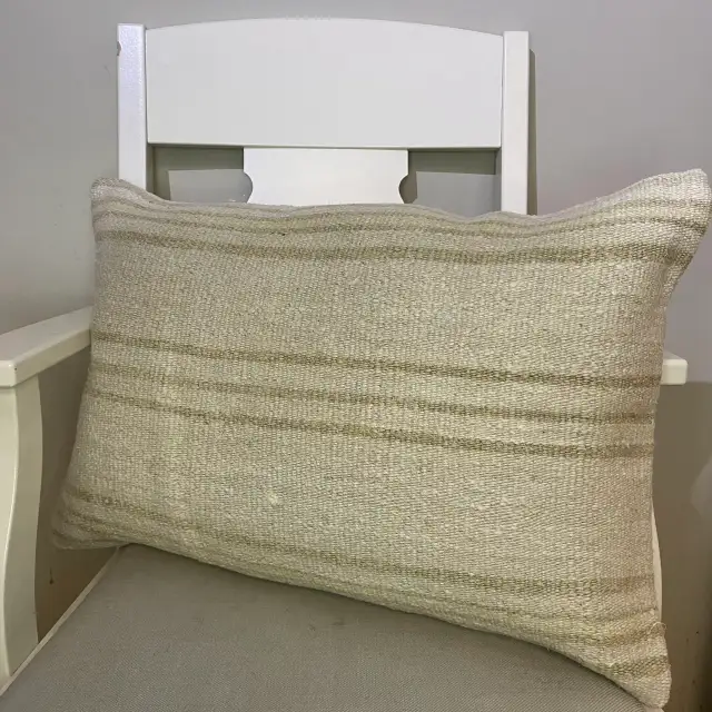 Hand-Woven Pillowcase, Pillowcases rug, wool wool/weave, size 40 × 60 cm, from Ladik, SKU 540