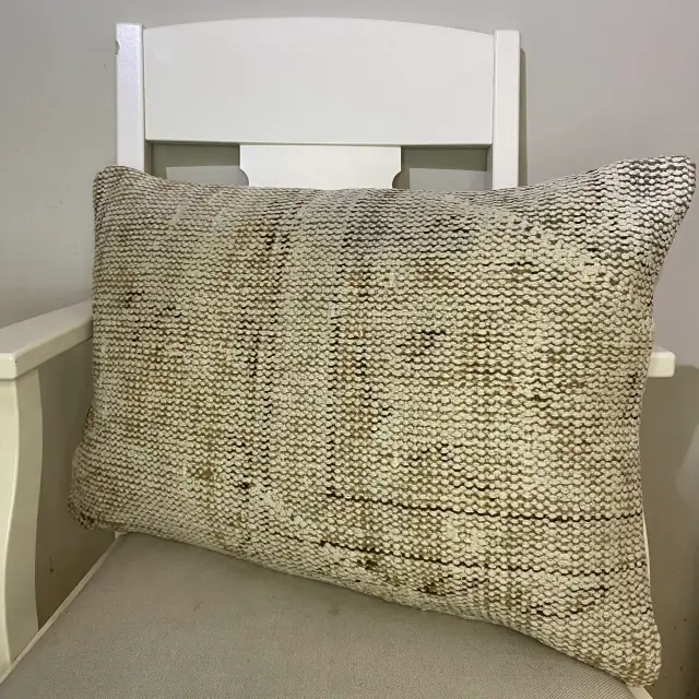 Hand-Woven Pillowcase, Pillowcases rug, wool wool/weave, size 40 × 60 cm, from Demirci, SKU 541