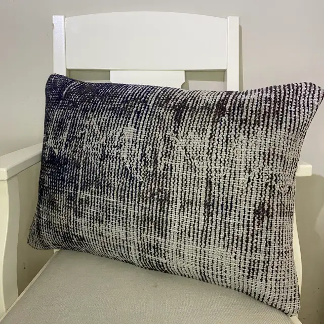 Hand-Woven Pillowcase, Pillowcases rug, wool wool/weave, size 40 × 60 cm, from Isparta, SKU 546