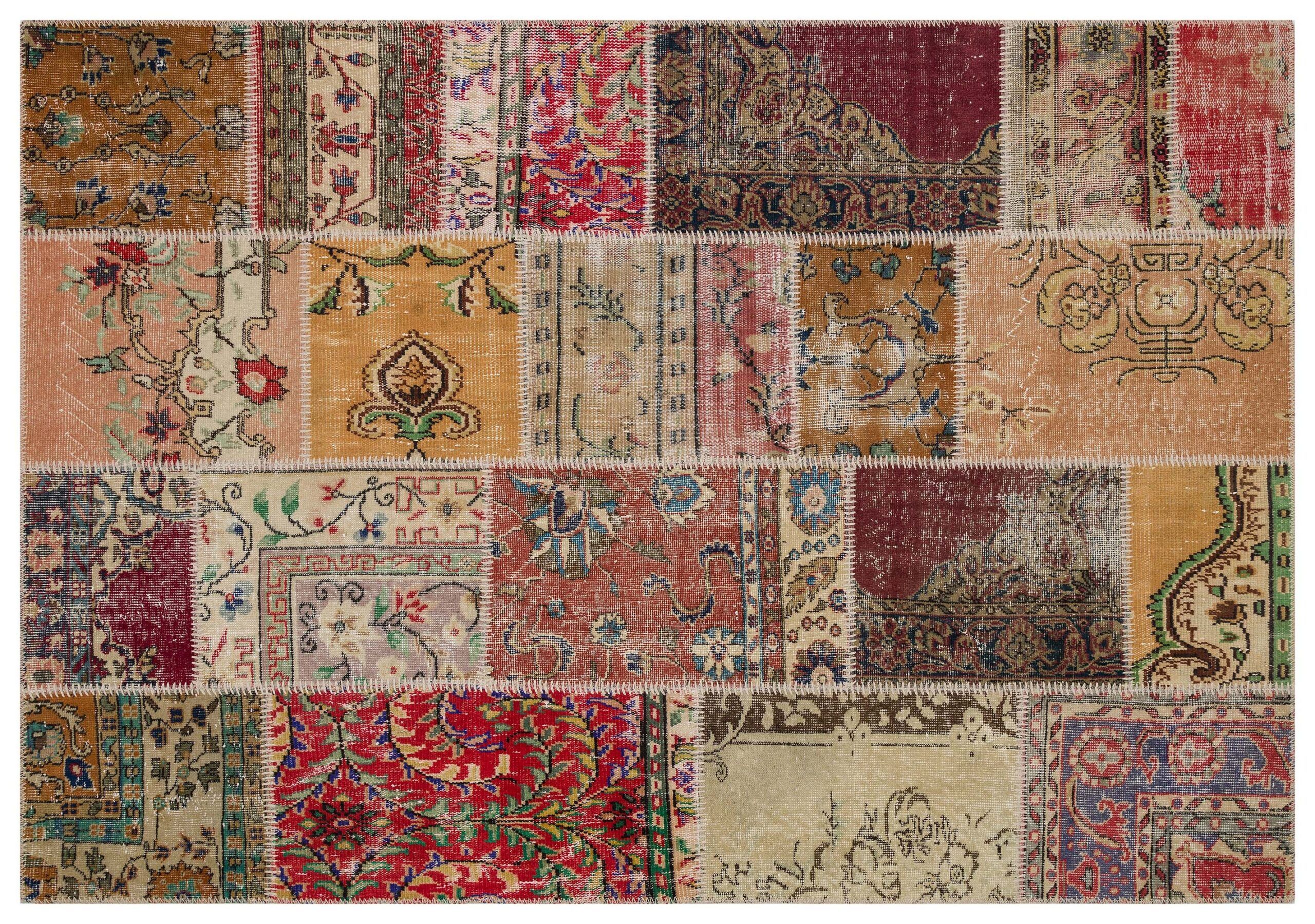 Antique-Style Wool Rug - SKU 6239 - Detail View
