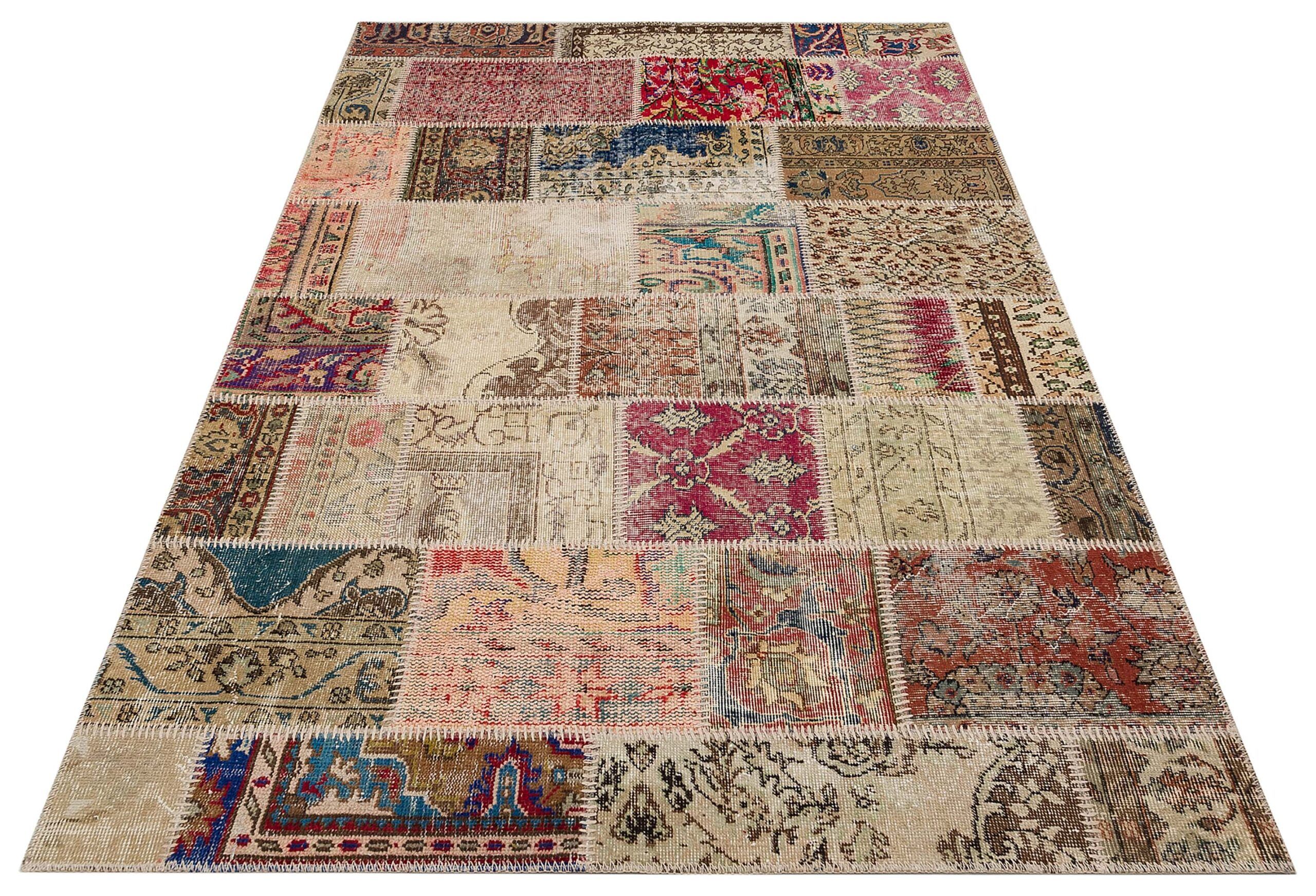 A Unique Patchwork Rug That Reflects Your Soul, Handmade rug, wool, cotton & silk wool/weave, size 160 × 230 cm, from Demirci, SKU 6268