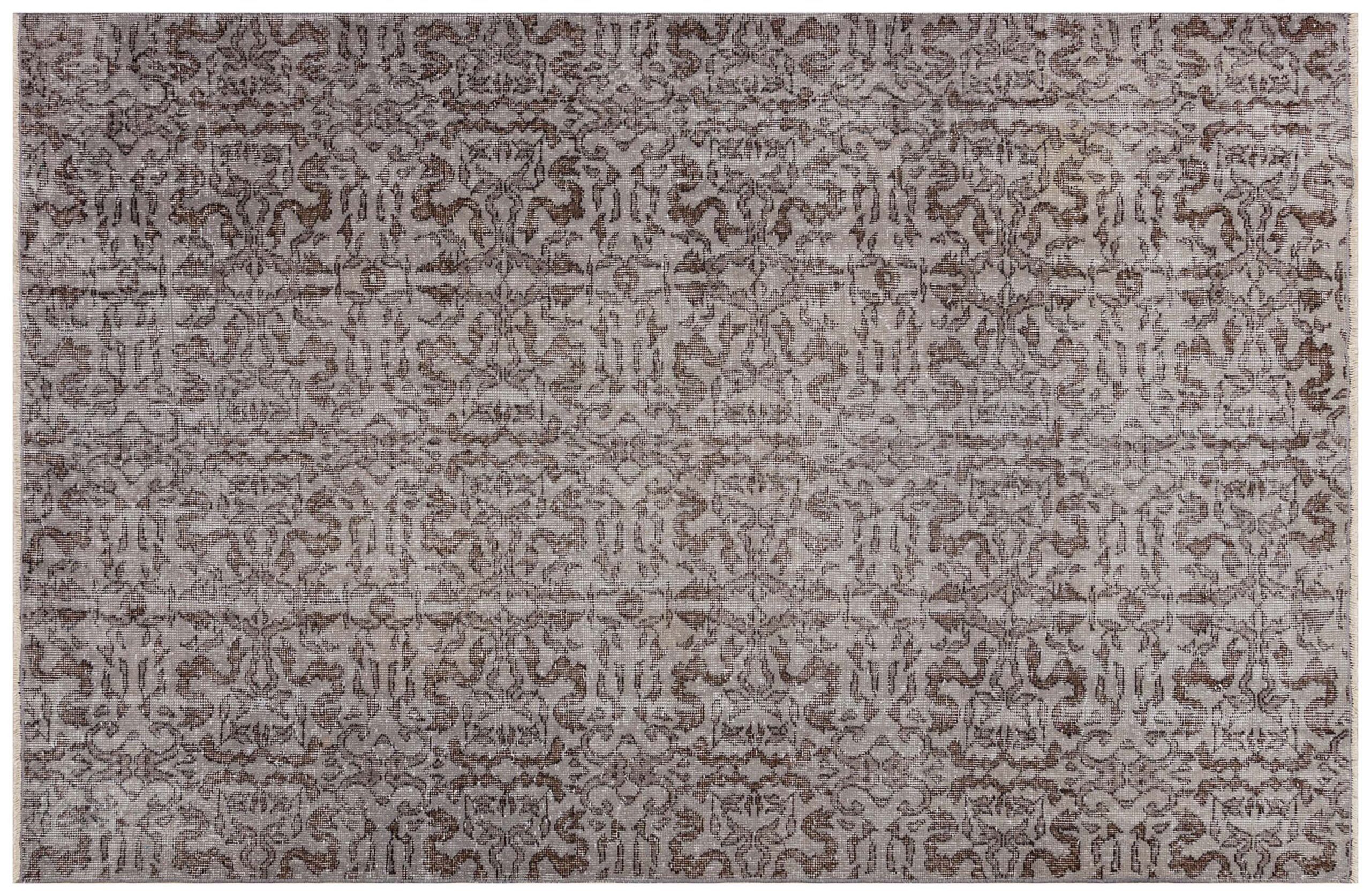 Vintage-Style Distressed Rug - SKU 7214 - Detail View