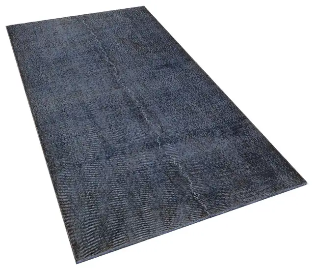 Distressed Vintage Rug, Handmade rug, wool, cotton & silk wool/weave, size 116 × 210 cm, from Anatolia, SKU 7774