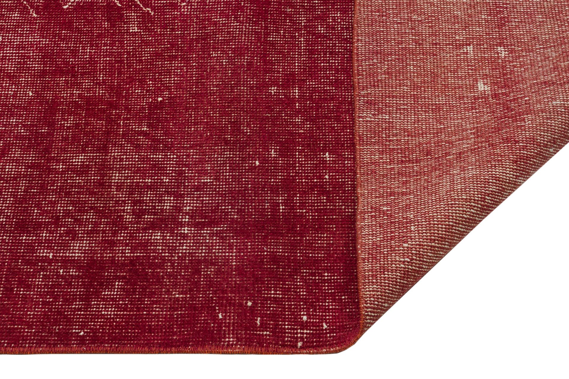 Vintage Hand-Woven Wool Rug - SKU 9621 - Detail View