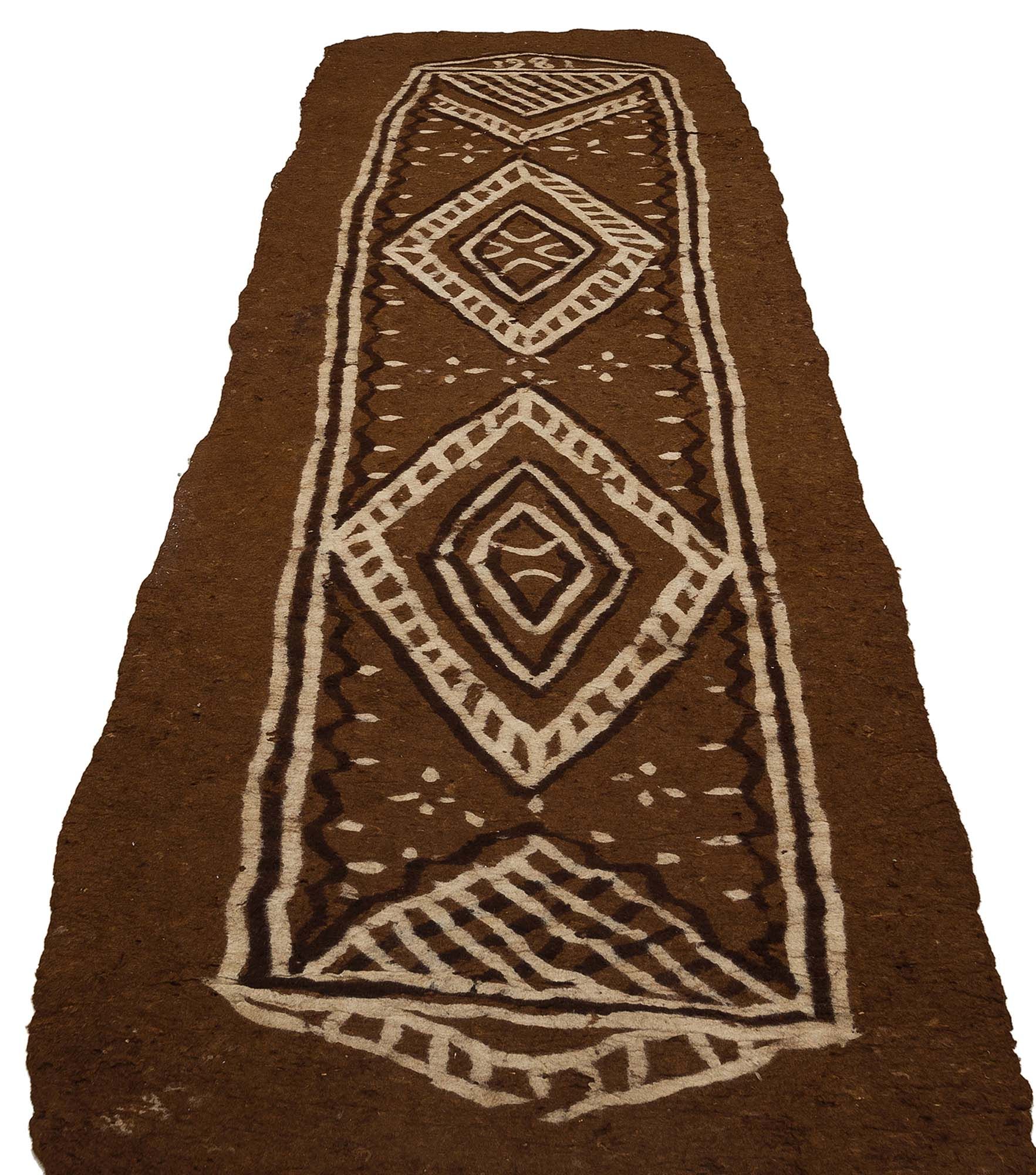 Antique Hand-Woven Wool Rug, Handmade rug, wool & cotton wool/weave, size 122 × 317 cm, from Anatolia, SKU 9881