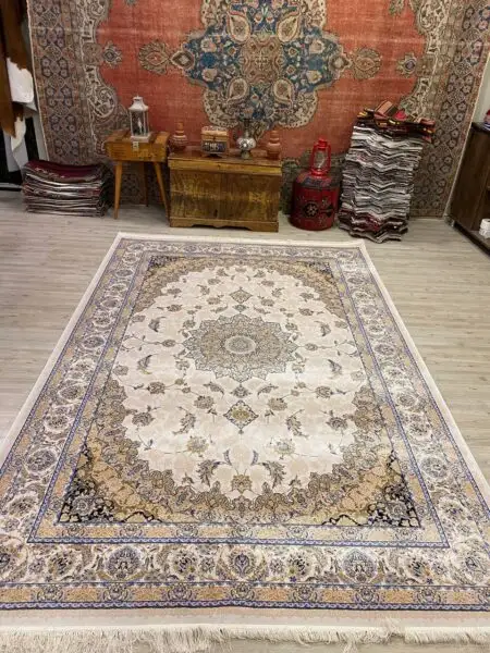 Harmony Dream Summer Rug, Machine rug, wool & cotton wool/weave, size 200 × 290 cm, from Van, SKU SM07