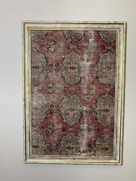 Breezes of Anatolia: Wool Painting, Paintings rug, wool & silk wool/weave, size 50 × 70 cm, from Hereke, SKU T013