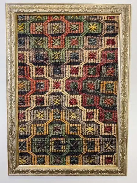 Traces of the Past Wool Tapestry, Paintings rug, wool wool/weave, size 50 × 70 cm, from Cappadocia, SKU T047