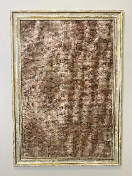 Whispers of Anatolia: Wool Painting, Paintings rug, wool & silk wool/weave, size 50 × 70 cm, from Manisa, SKU T054