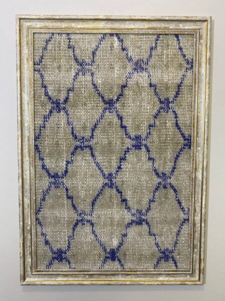 Nature's Legacy: A Work of Art Made of Wool, Paintings rug, silk wool/weave, size 50 × 70 cm, from Bergama, SKU T055