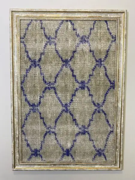 Nature's Legacy: A Work of Art Made of Wool, Paintings rug, silk wool/weave, size 50 × 70 cm, from Bergama, SKU T055